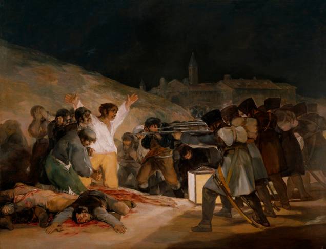 <em>O 3 de Maio em Madrid</em>, Goya (1814), Museu do Prado <em>O 3 de Maio em Madrid</em>, Goya (1814), Museu do Prado