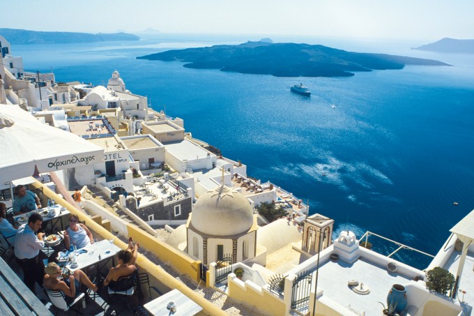 Oia, ilha de Santorini, Cíclades, Grécia