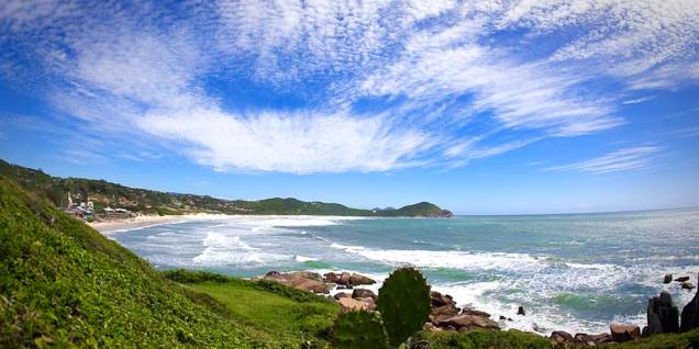 <a href="https://viajeaqui.abril.com.br/cidades/br-sc-praia-do-rosa" rel="PRAIA DO ROSA" target="_self"><strong>PRAIA DO ROSA</strong></a>Badalada no verão, a praia catarinense vira habitat reprodutivo das baleias-franca entre agosto e outubro. Embora os passeios de barco para avistá-las estejam proibidos, é possível vê-las da areia ou dos mirantes de algumas pousadas. Neste pacote, as sete noites na <a href="https://bucanero.com.br" rel="Quinta do Bucanero" target="_blank">Quinta do Bucanero</a>, Pousada do Ano pelo GUIA BRASIL 2015, podem ser complementadas por um tour de observação dos mamíferos em terra, conduzido por biólogos – contrate em agências como a <a href="https://bit.ly/v_so" rel="Vida, Sol e Mar" target="_blank">Vida, Sol e Mar</a>.<strong>QUANDO</strong> Em julho<strong>QUEM LEVA</strong> A <a href="https://bit.ly/in_trvl" rel="Intravel" target="_blank">Intravel</a><strong>QUANTO</strong> R$ 3 450 <a href="https://viajeaqui.abril.com.br/cidades/br-sc-praia-do-rosa" rel="PRAIA DO ROSA" target="_self"><strong>PRAIA DO ROSA</strong></a>Badalada no verão, a praia catarinense vira habitat reprodutivo das baleias-franca entre agosto e outubro. Embora os passeios de barco para avistá-las estejam proibidos, é possível vê-las da areia ou dos mirantes de algumas pousadas. Neste pacote, as sete noites na <a href="https://bucanero.com.br" rel="Quinta do Bucanero" target="_blank">Quinta do Bucanero</a>, Pousada do Ano pelo GUIA BRASIL 2015, podem ser complementadas por um tour de observação dos mamíferos em terra, conduzido por biólogos – contrate em agências como a <a href="https://bit.ly/v_so" rel="Vida, Sol e Mar" target="_blank">Vida, Sol e Mar</a>.<strong>QUANDO</strong> Em julho<strong>QUEM LEVA</strong> A <a href="https://bit.ly/in_trvl" rel="Intravel" target="_blank">Intravel</a><strong>QUANTO</strong> R$ 3 450