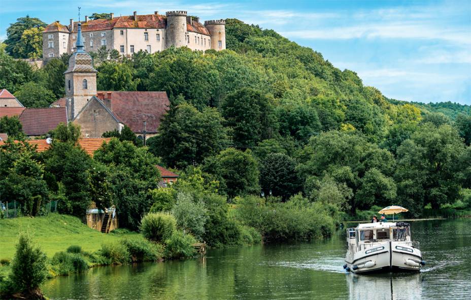 O vilarejo de Ray-sur-Saône, no nordeste da França, rota das pénichettes