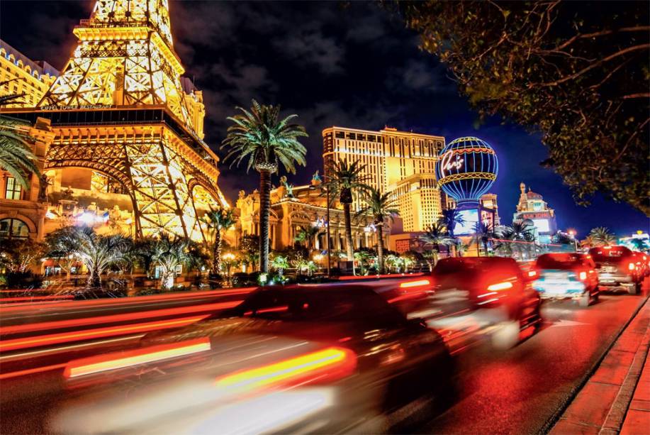 A Cidade Luz da Strip, em Las Vegas.