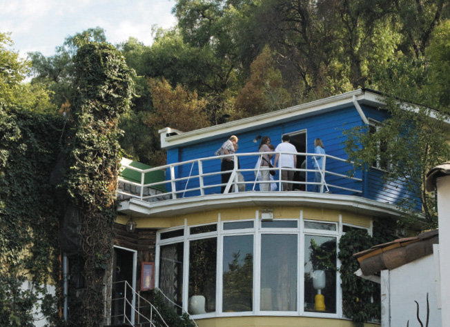 Casa Museo La Chascona, uma das três casas do poeta chileno Pablo Neruda