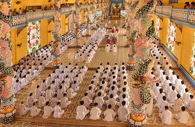 Templo Cao Dai, Vietnã Templo Cao Dai, Vietnã