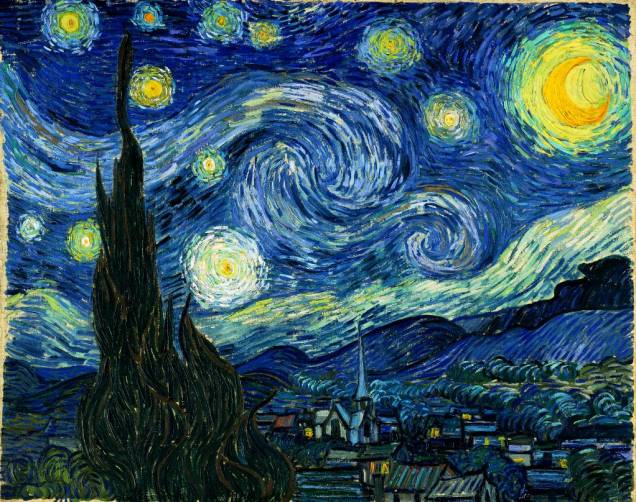 <em>Noite Estrelada </em>(detalhe), de Vincent van Gogh, é um dos grandes destaque do acervo do MoMA <em>Noite Estrelada </em>(detalhe), de Vincent van Gogh, é um dos grandes destaque do acervo do MoMA