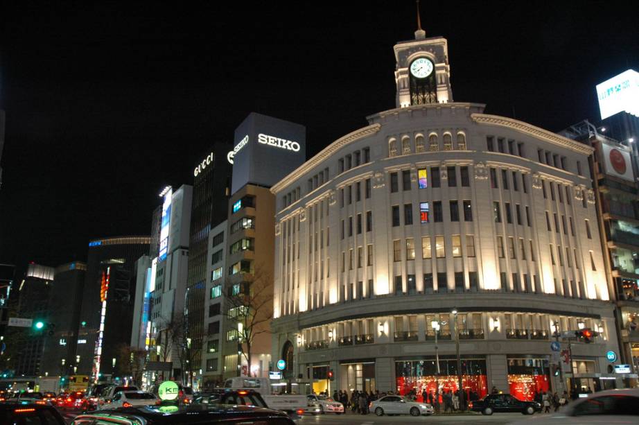 Loja de departamentos Wako, em Ginza, Tóquio