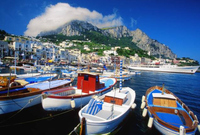 Porto Marina Grande, em Capri Porto Marina Grande, em Capri