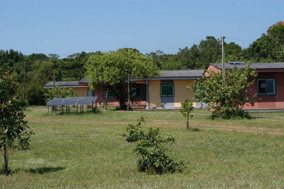 Museu de História Natural, no Núcleo Perequê do Parque Estadual