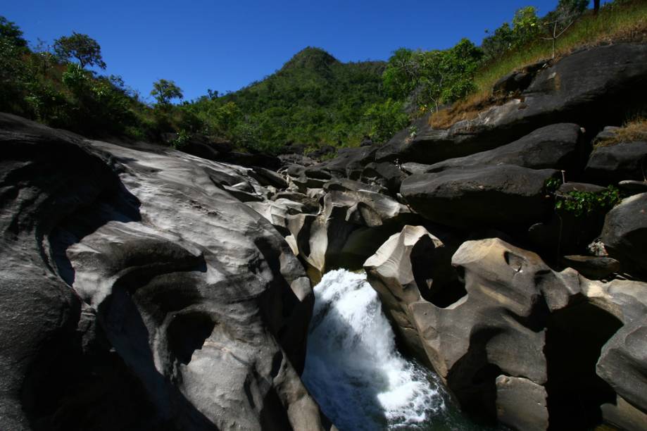 Vale da Lua, na Chapada dos Veadeiros, no município de Alto Paraíso de Goiás