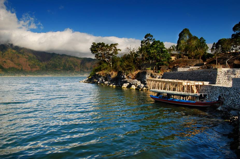 Lago Batur em Bali