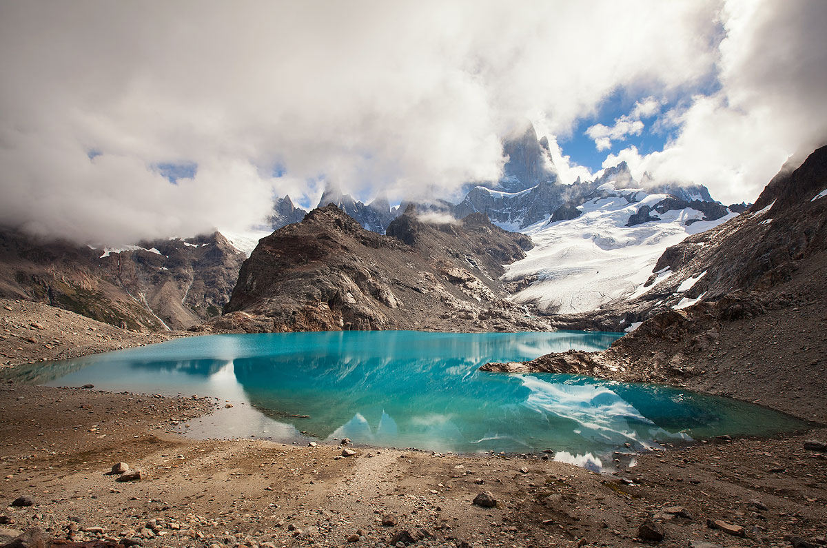 Vila de El Chaltén, na Patagônia, Argentina