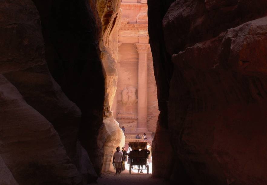 Desfiladeiro de al-Siq, Petra Desfiladeiro de al-Siq, Petra