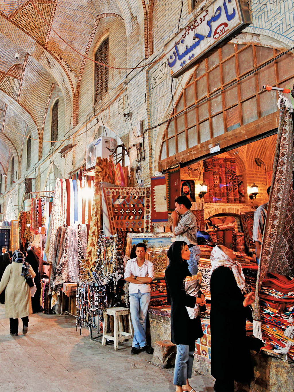 Bazar de Shiraz, Irã Bazar de Shiraz, Irã