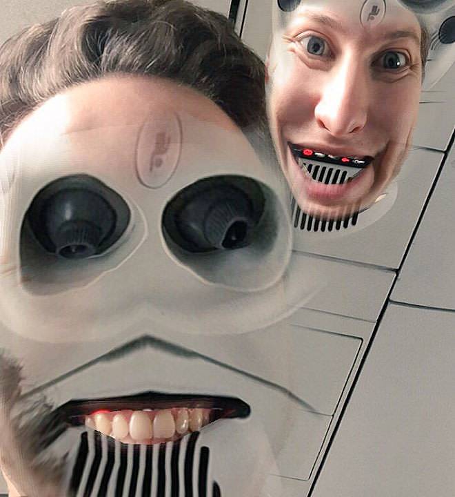 Parece um storm trooper