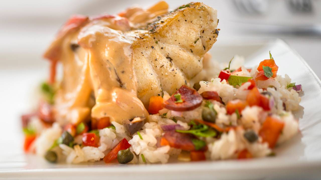 Grouper with Coconut Sauce
