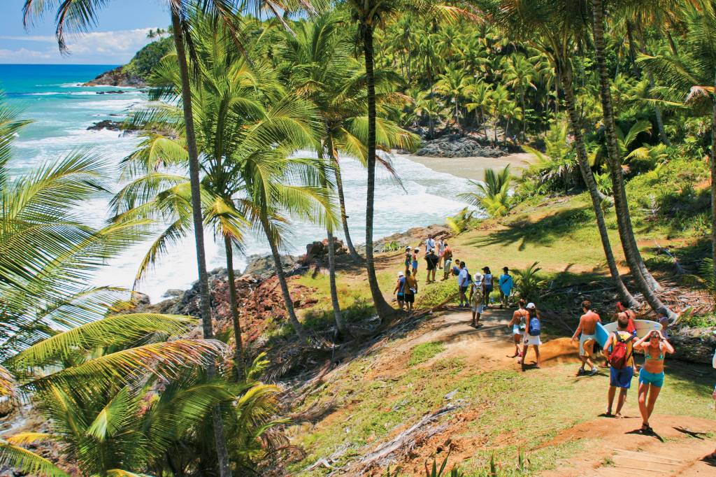 Praia de Havaizinho em Itacaré, Bahia Praia de Havaizinho em Itacaré, Bahia