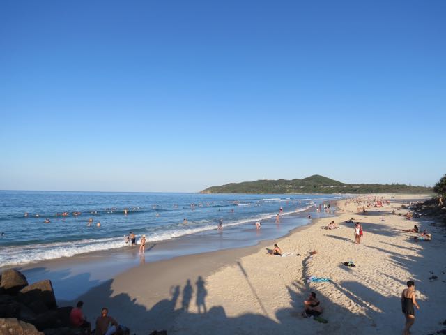 Fim de tarde na Main Beach