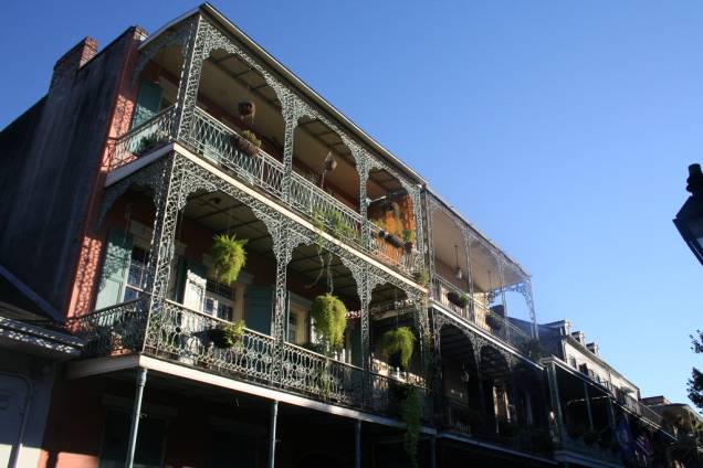 Típica arquitetura de Nova Orleans Típica arquitetura de Nova Orleans