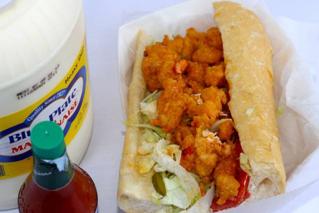 Os po-boys são sanduíches típicos de Nova Orleans Os po-boys são sanduíches típicos de Nova Orleans