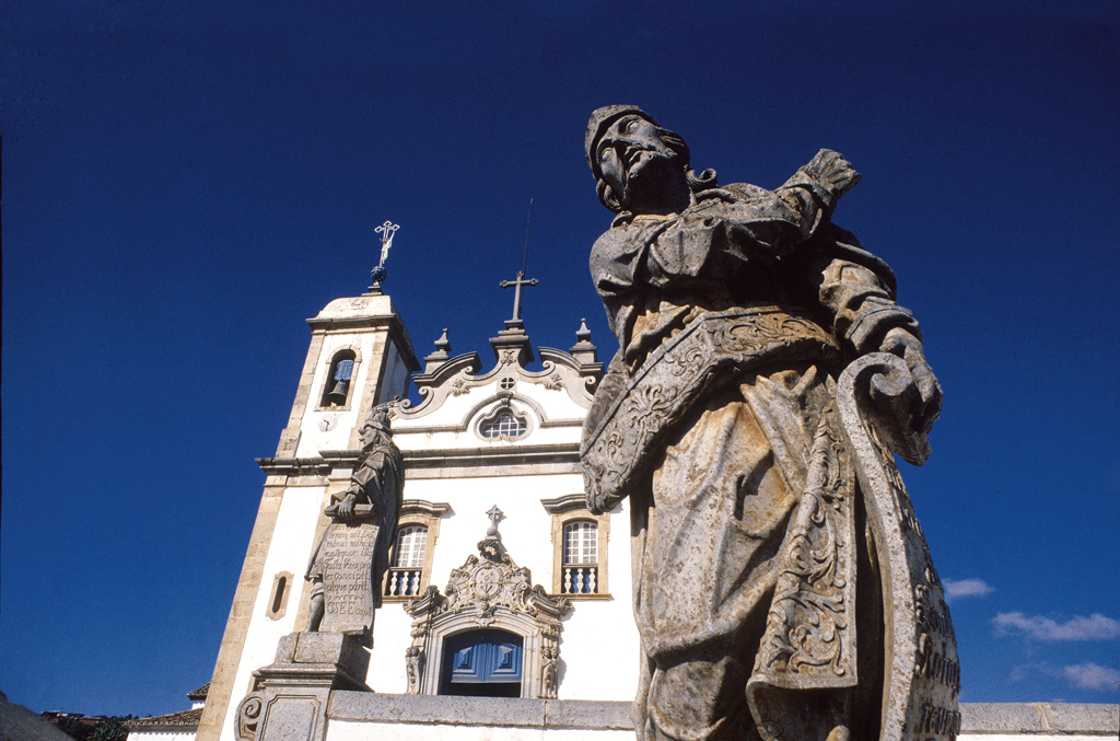Aleijadinho mandou muito bem na Basílica do Senhor Bom Jesus de Matosinhos. Foto: Luigi Mamprin