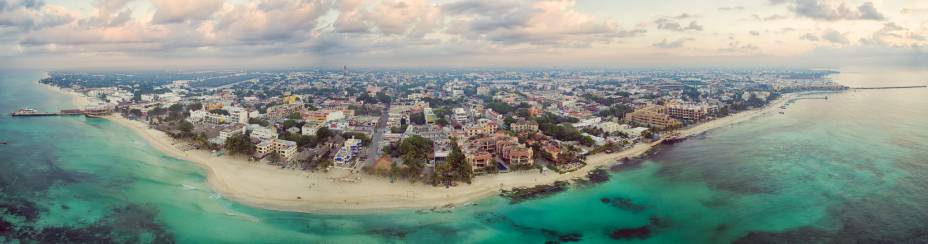 Visão do segundo maior recife de corais do mundo