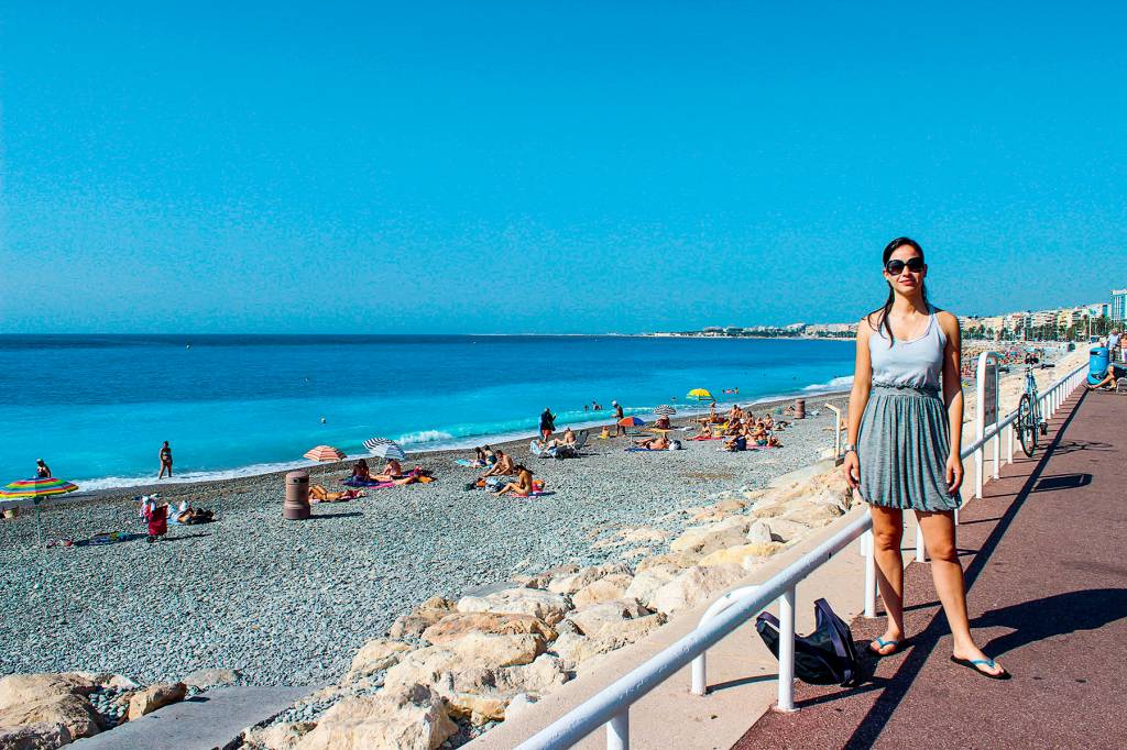 EU FUI: Rosana Dantas em Nice, na França EU FUI: Rosana Dantas em Nice, na França
