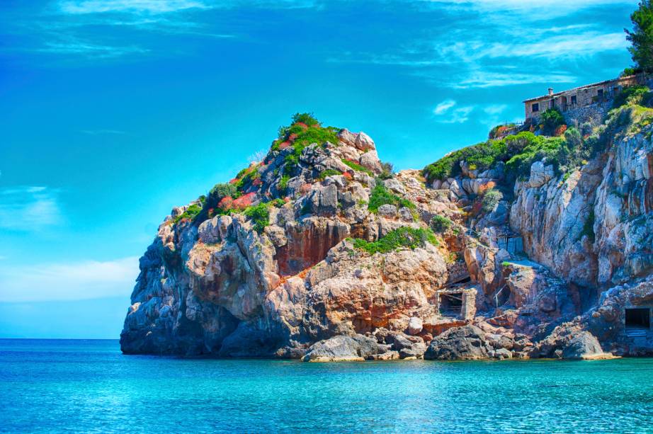 Cala de Deia, em Maiorca Cala de Deia, em Maiorca