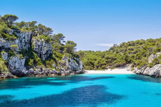 Cala (Praia) Macarelleta, em Menorca Cala (Praia) Macarelleta, em Menorca