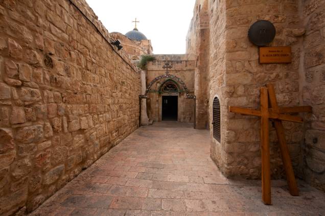 Via Dolorosa, em Jerusalém Via Dolorosa, em Jerusalém