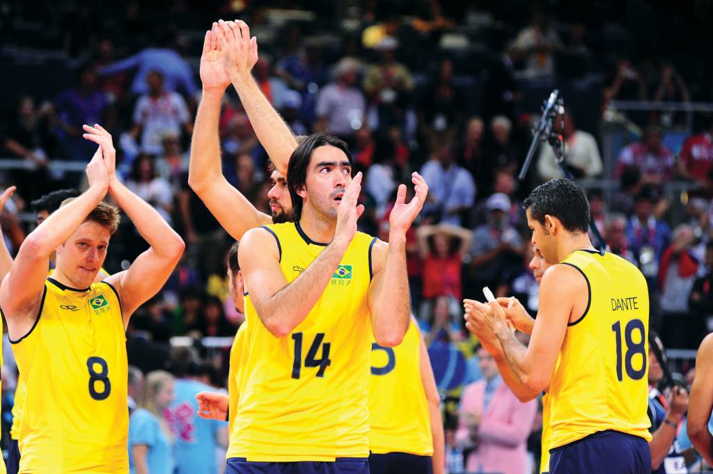 Equipe brasileira masculina de vôlei, que vai disputar a Liga Mundial de 2013 Equipe brasileira masculina de vôlei, que vai disputar a Liga Mundial de 2013