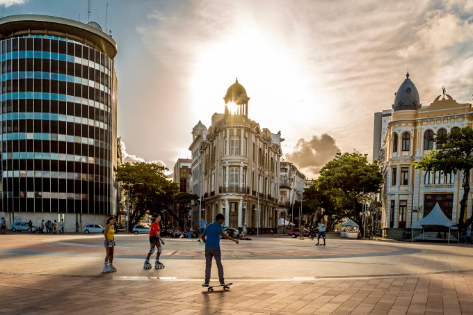 Recife Antigo praça do Marco Zero Pernambuco