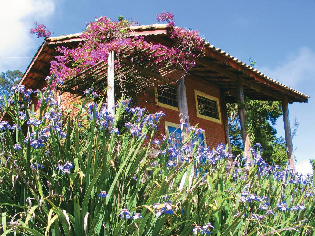 Bangalô do Hotel Pousada do Muxarabi. em Extrema, Minas Gerais