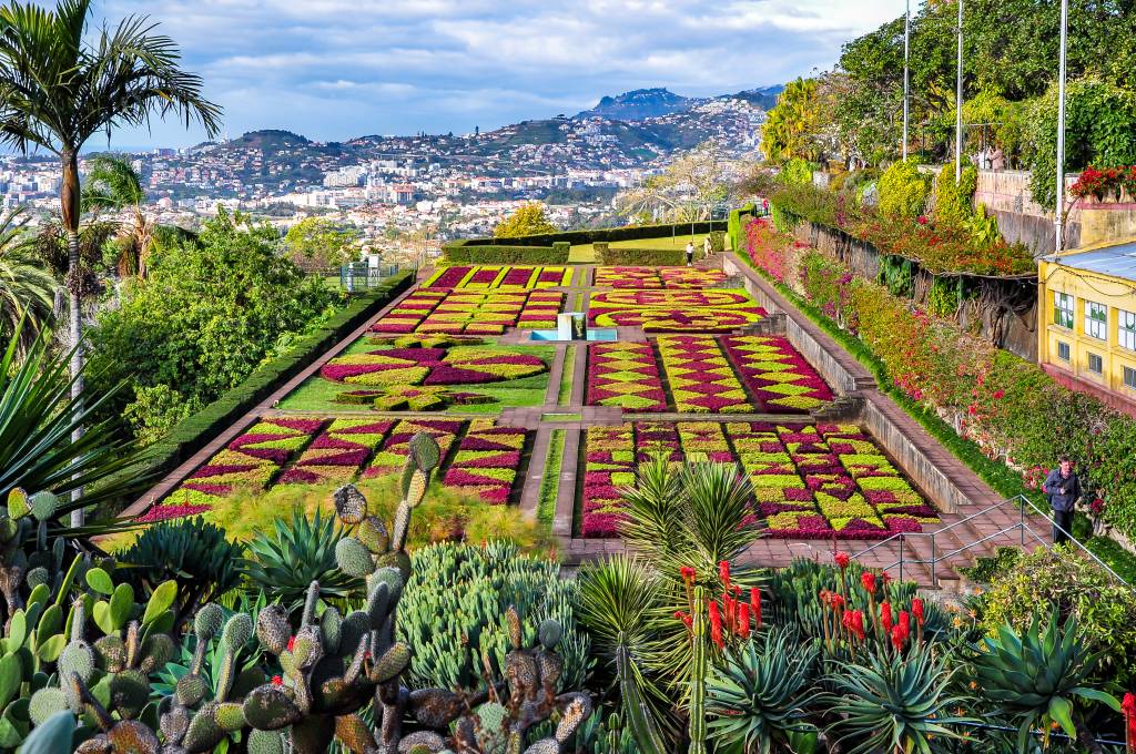 Jardim Botânico em Funchal, Ilha da Madeira, Portugal