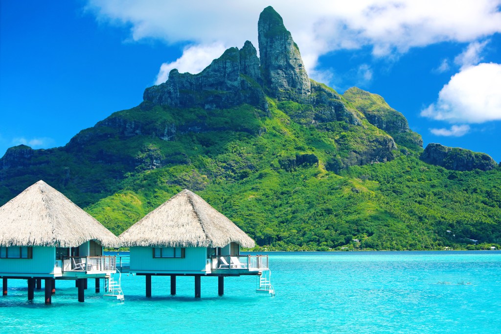 Monte Otemanu, em Bora Bora, Tahiti