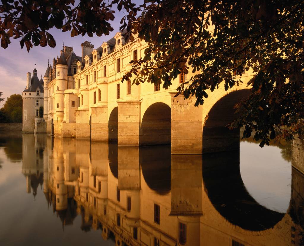 Châteai de Chenonceau na França