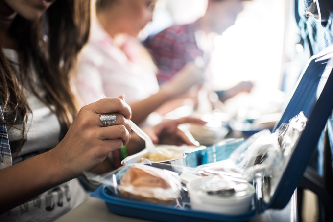 Comida de avião – air india