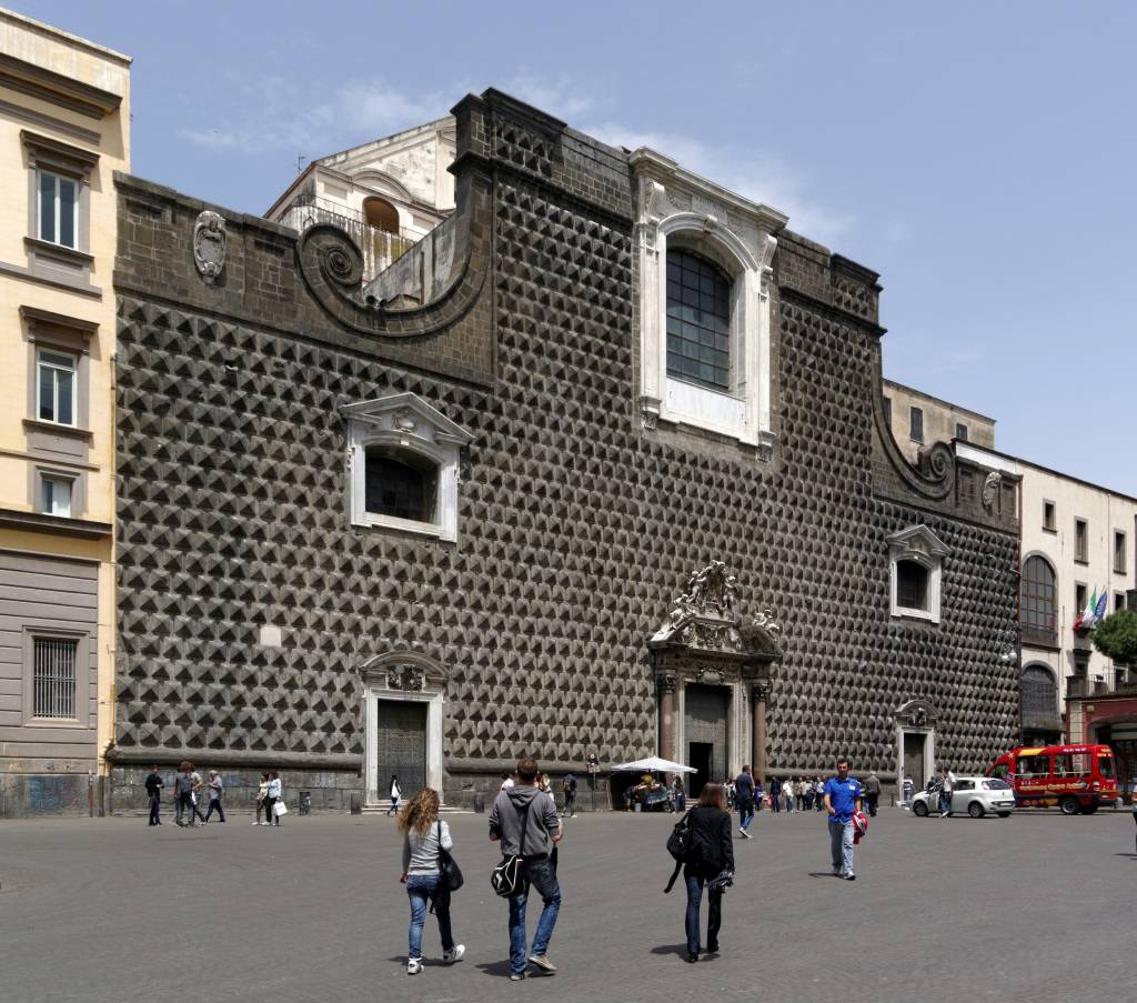 Igreja del Gesù Nuovo, Nápoles, Itália Igreja del Gesù Nuovo, Nápoles, Itália