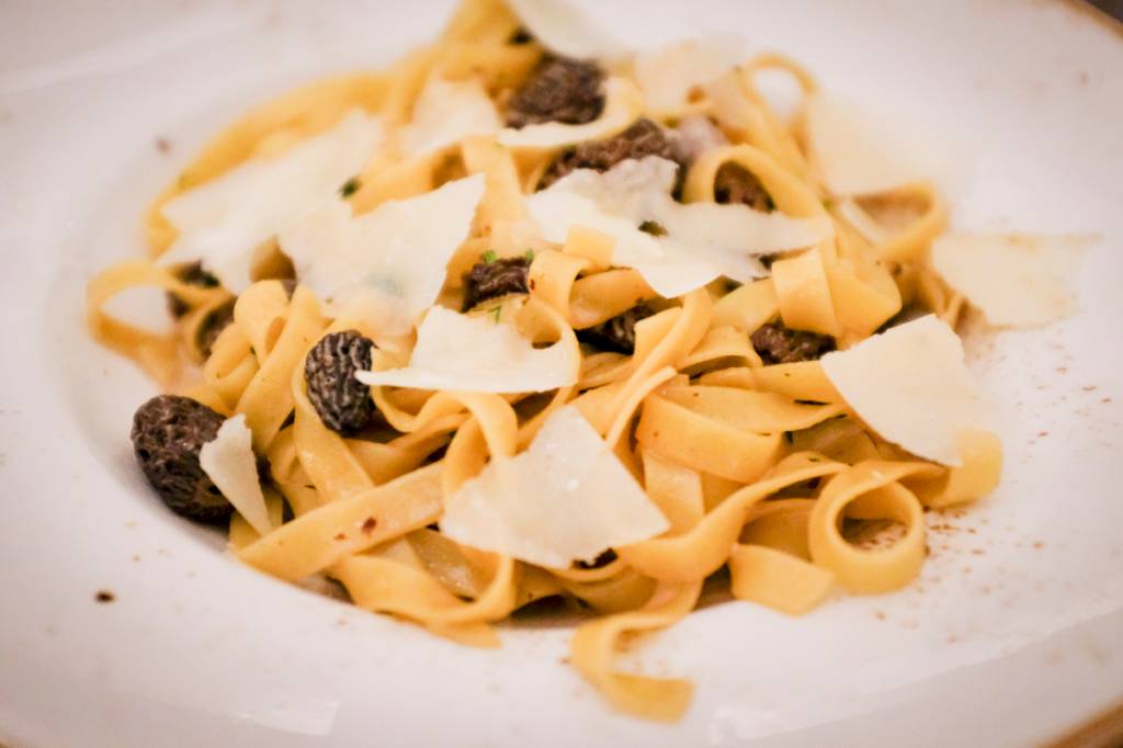 Tagliatelle com morilles: muito barulho por nada