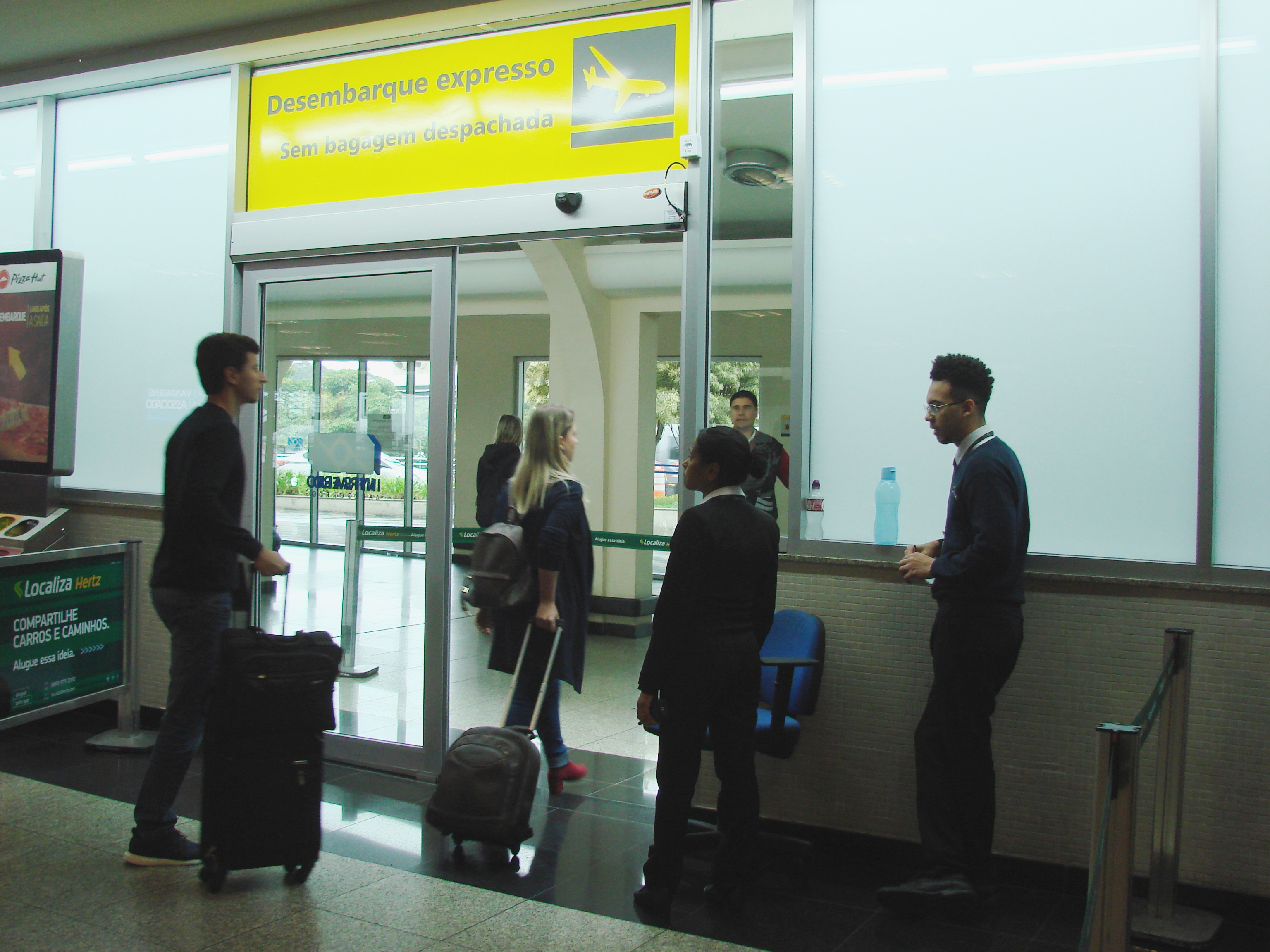 Porta de desembarque para passageiros sem bagagem despachada, Aeroporto de Congonhas