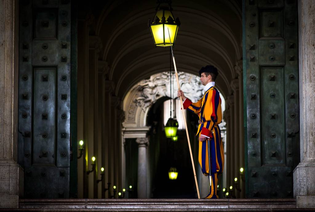 Guarda Suíça, Vaticano, Roma, Itália Guarda Suíça, Vaticano, Roma, Itália