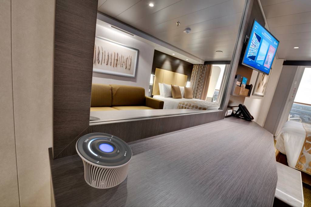 Zoe, a assistente pessoal presente em todas as cabines do navio MSC Bellissima Zoe, a assistente pessoal presente em todas as cabines do navio MSC Bellissima