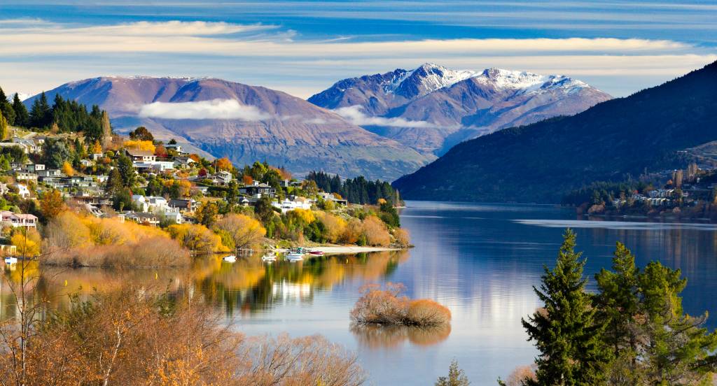 Queenstown no Outono, Nova Zelândia