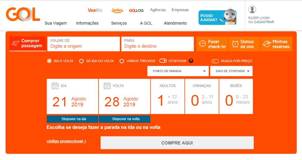 GOL stopover GOL stopover