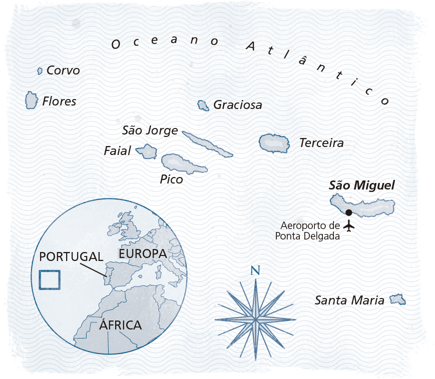 Mapa Açores, Portugal Mapa Açores, Portugal