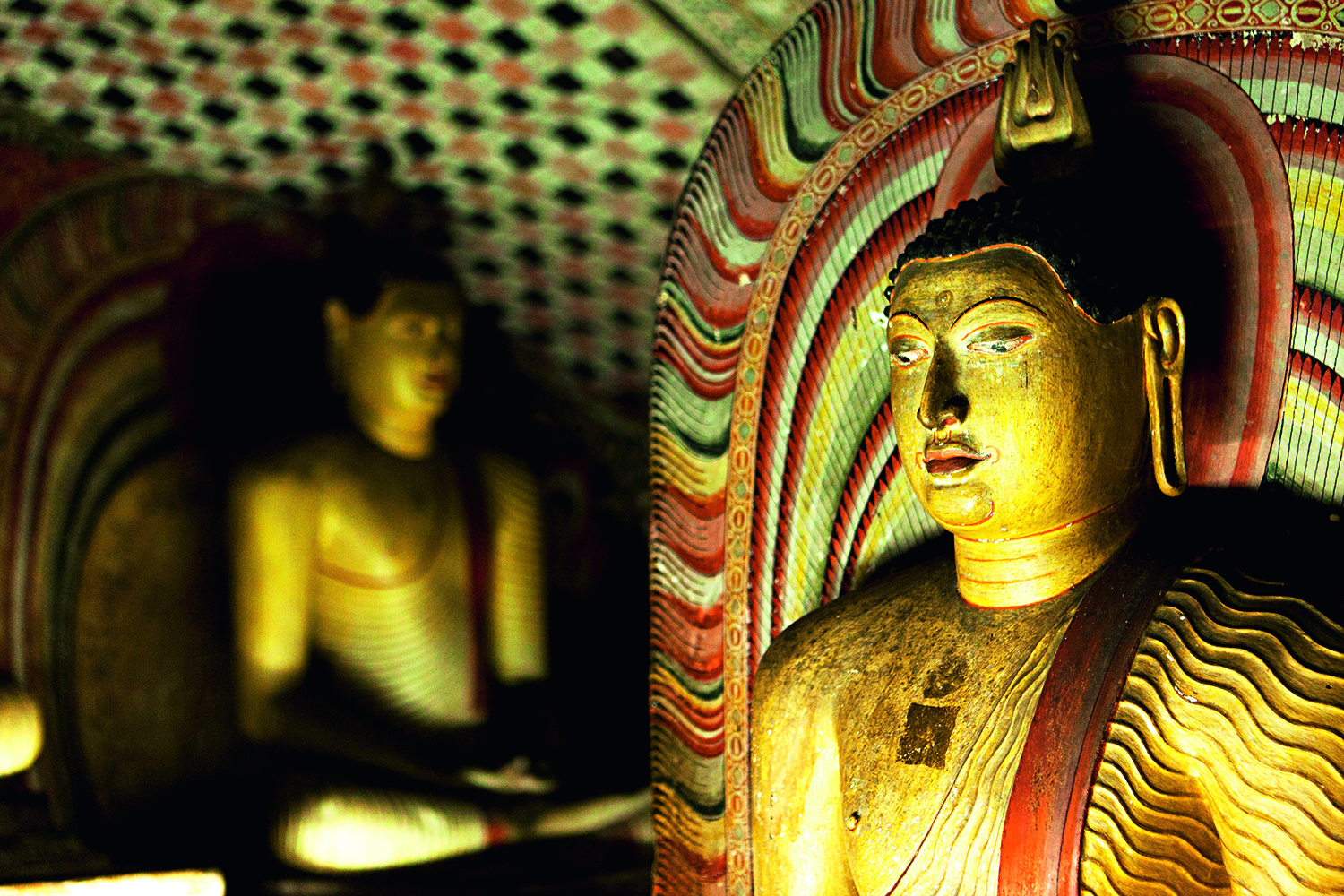 Buda em Dambulla, Sri Lanka