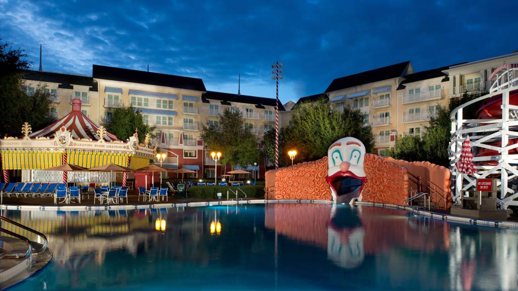 Disney’s BoardWalk Inn_Pool A piscina do Boardwalk Inn, hotel dentro do complexo Disney