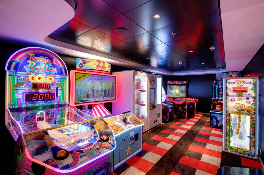 MSC Grandiosa, Virtual Games Arcade MSC Grandiosa, Virtual Games Arcade