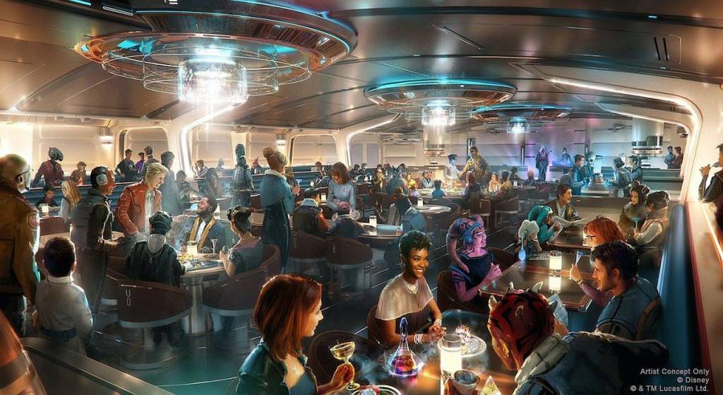 Hotel temático de Star Wars na Disney de Orlando Croqui do novo hotel temático de Star Wars na Disney de Orlando