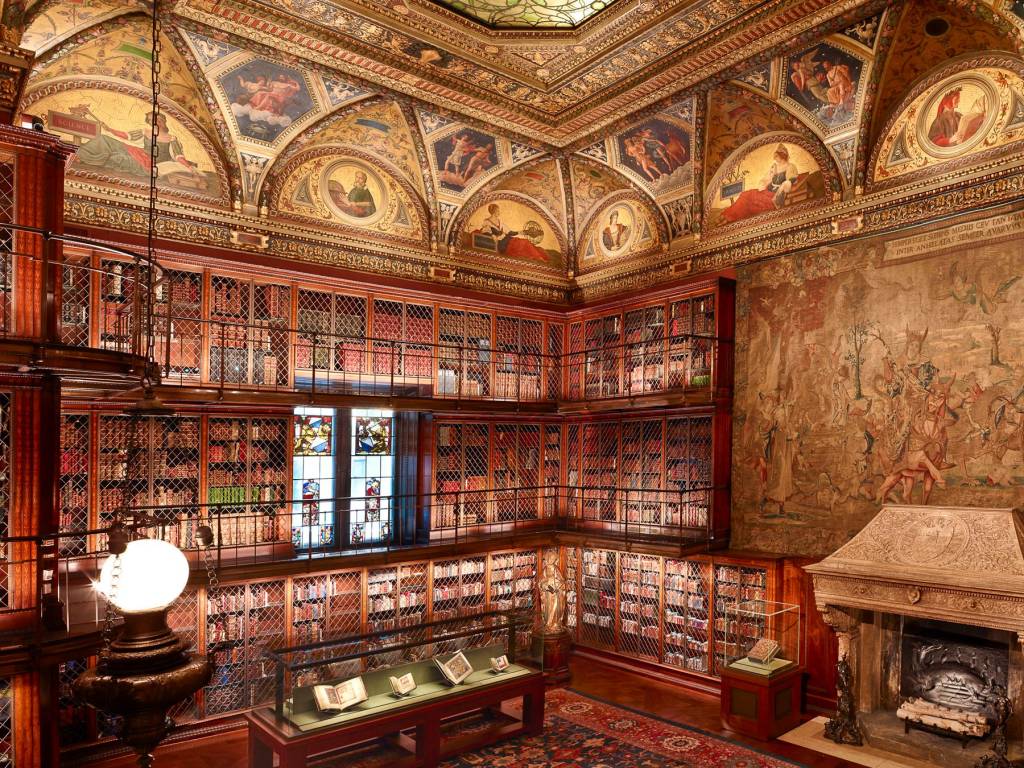 nyc Interior da Biblioteca e Museu Morgan