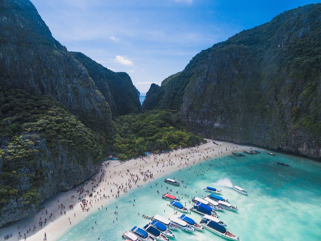 Maya Bay, Phi Phi Islands, Tailândia