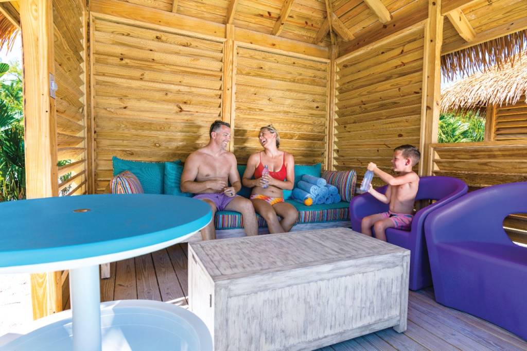 Cabana privativa, CocoCay, Bahamas, Royal Caribbean Cabana privativa, CocoCay, Bahamas, Royal Caribbean